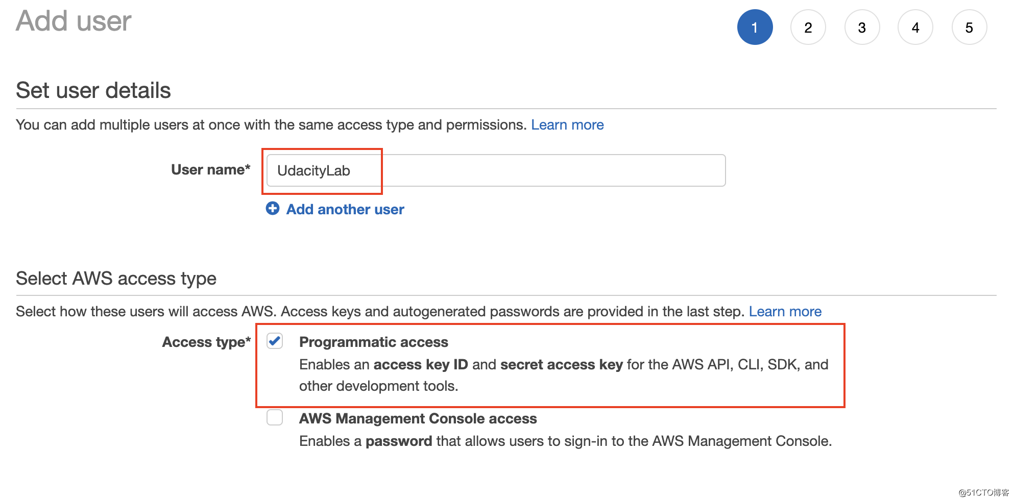 [AWS] IAM -- create user and attach policy_ide_06