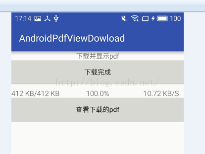 AndroidPdfView一行代碼快速顯示pdf，支持線上下載與顯示_android_02