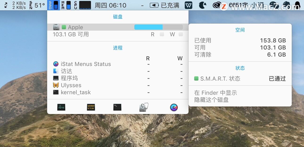 全面掌控你的蘋果macistatmenus