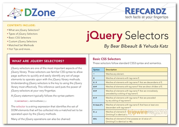 jQuery selectors
