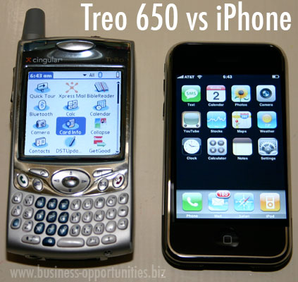 Treo 650完全不是iPhone的对手