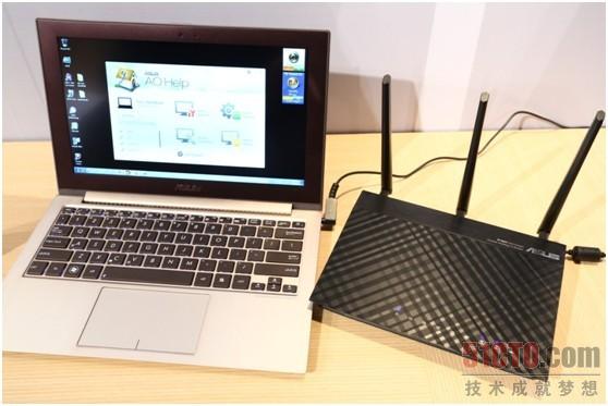 华硕802.11ac Wi-Fi无线路由器亮相Computex 