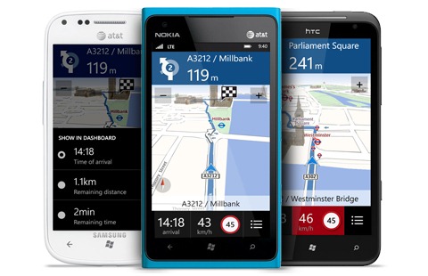 诺基亚地图平台与 Windows Phone 8 地图