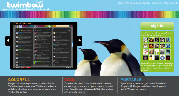 twimbow HTML5 Powered Web Applications: 19 Early Adopters