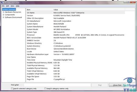 MSinfo32,日志文件,Windows Server 2008 R2 