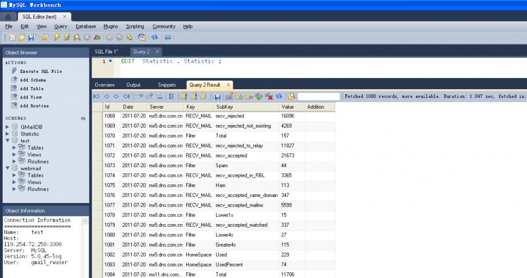 简单介绍一下MySQL Workbench的图形界面