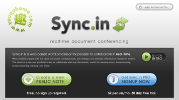 多人在线协作写字板服务-sync