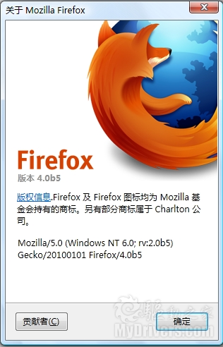下载：Firefox 4.0 Beta 5