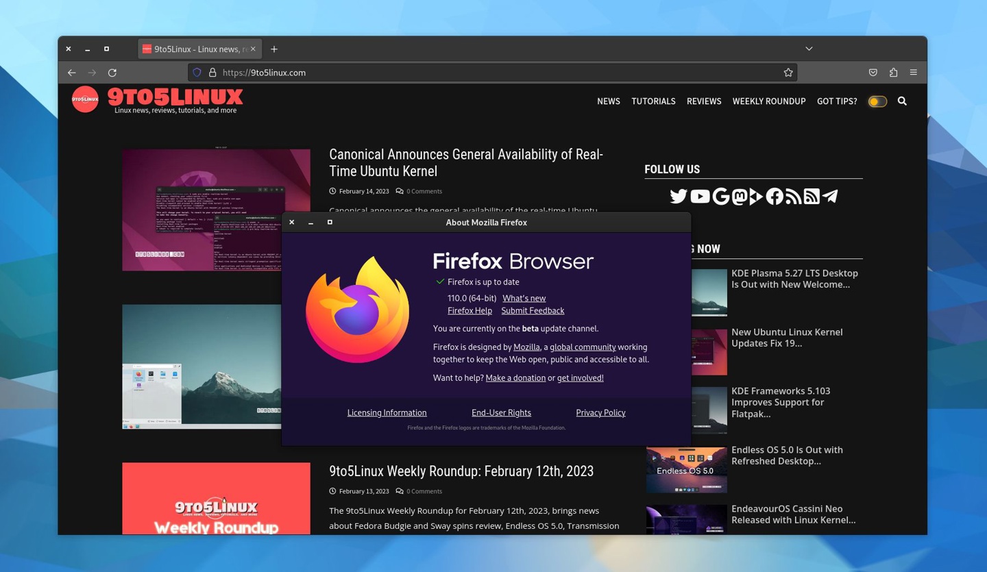 火狐浏览器 Firefox 110 稳定版发布：支持从 Opera、Vivaldi 导入数据