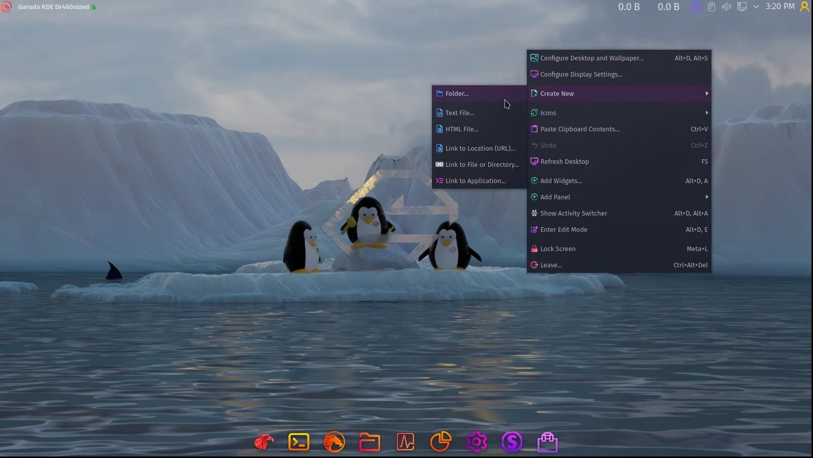 Garuda Linux 桌面（2022）