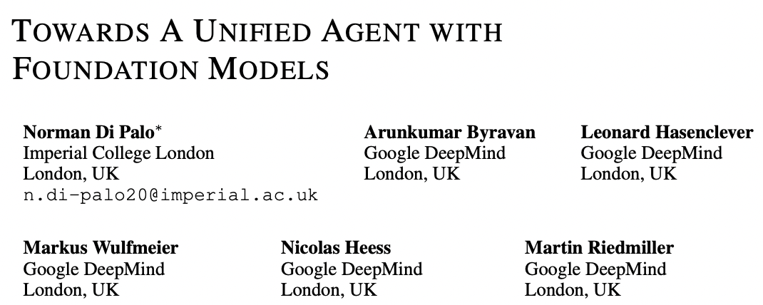 DeepMind首提「统一智能体」！大模型做推理，赋能终身学习，AI王者加冕