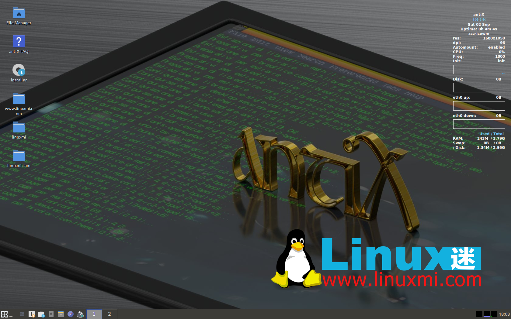 antiX 23 发布，基于 Debian 12 的无 Systemd Linux 发行版