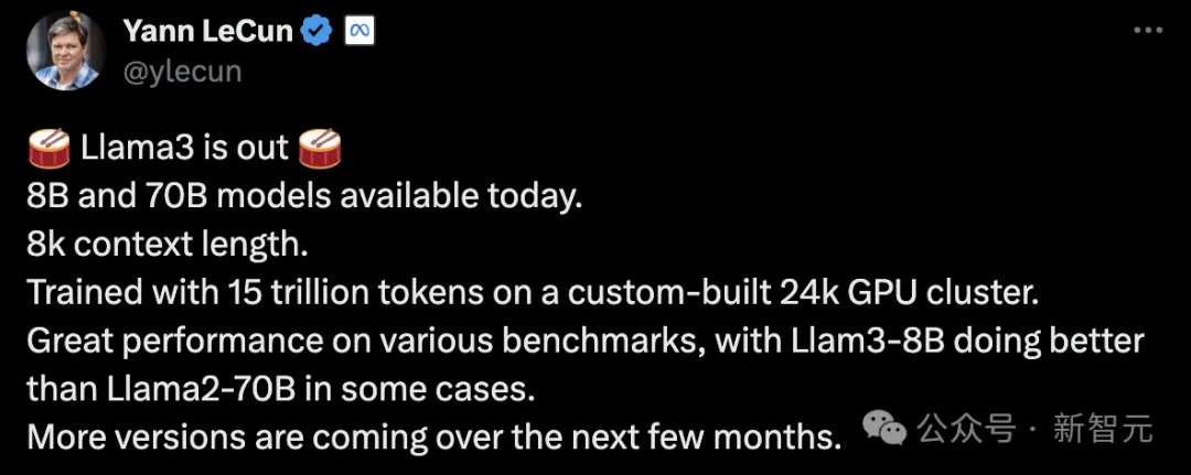 值得期待的是，在未来几个月，Llama 3还将推出更多版本