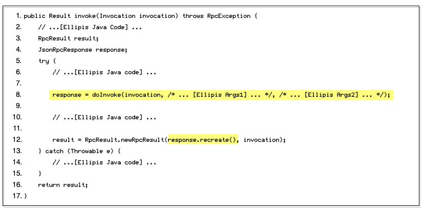 图 17：ConcreteInvocationInvoker#invoke 方法定义