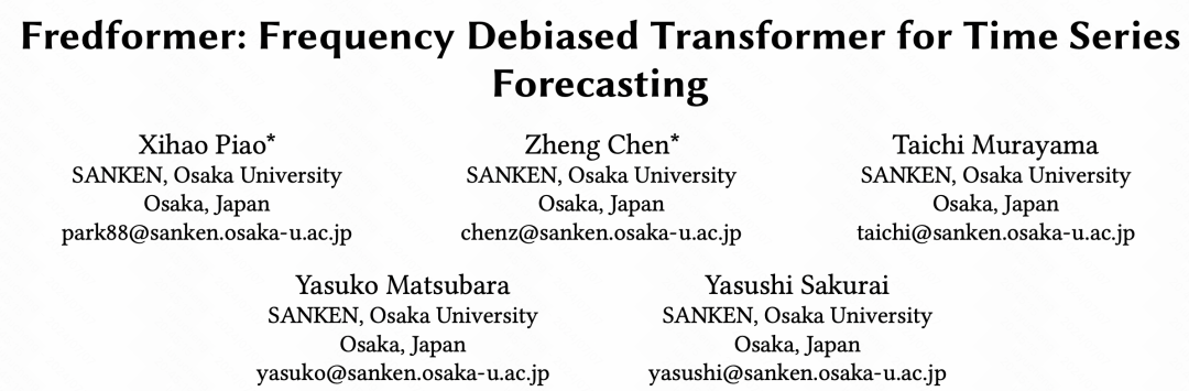  Transformer频域消偏提升时序预测准确性-AI.x社区