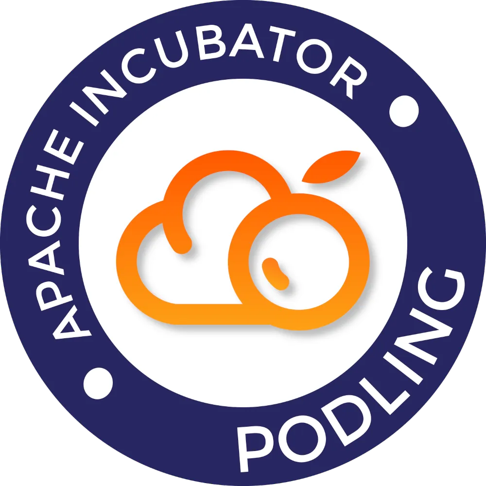 带有 Apache Incubator 圆环的 Apache Cloudberry 标志