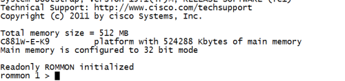 Cisco路由器重置enable密码步骤