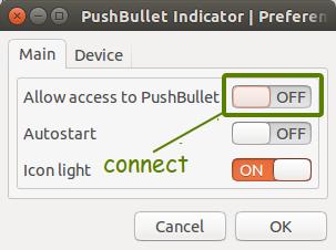 在ubuntu下如何使用Pushbullet Indicator向Android/iOS设备推送文件
